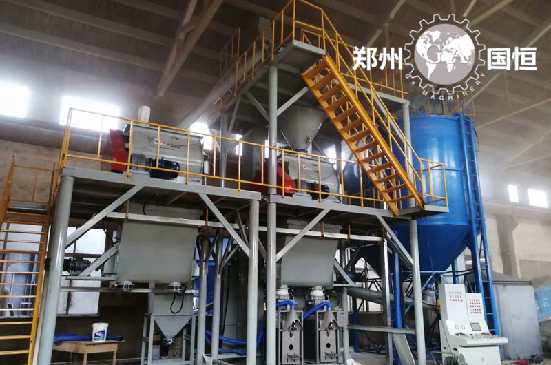 環(huán)保型干混砂漿設備生產線